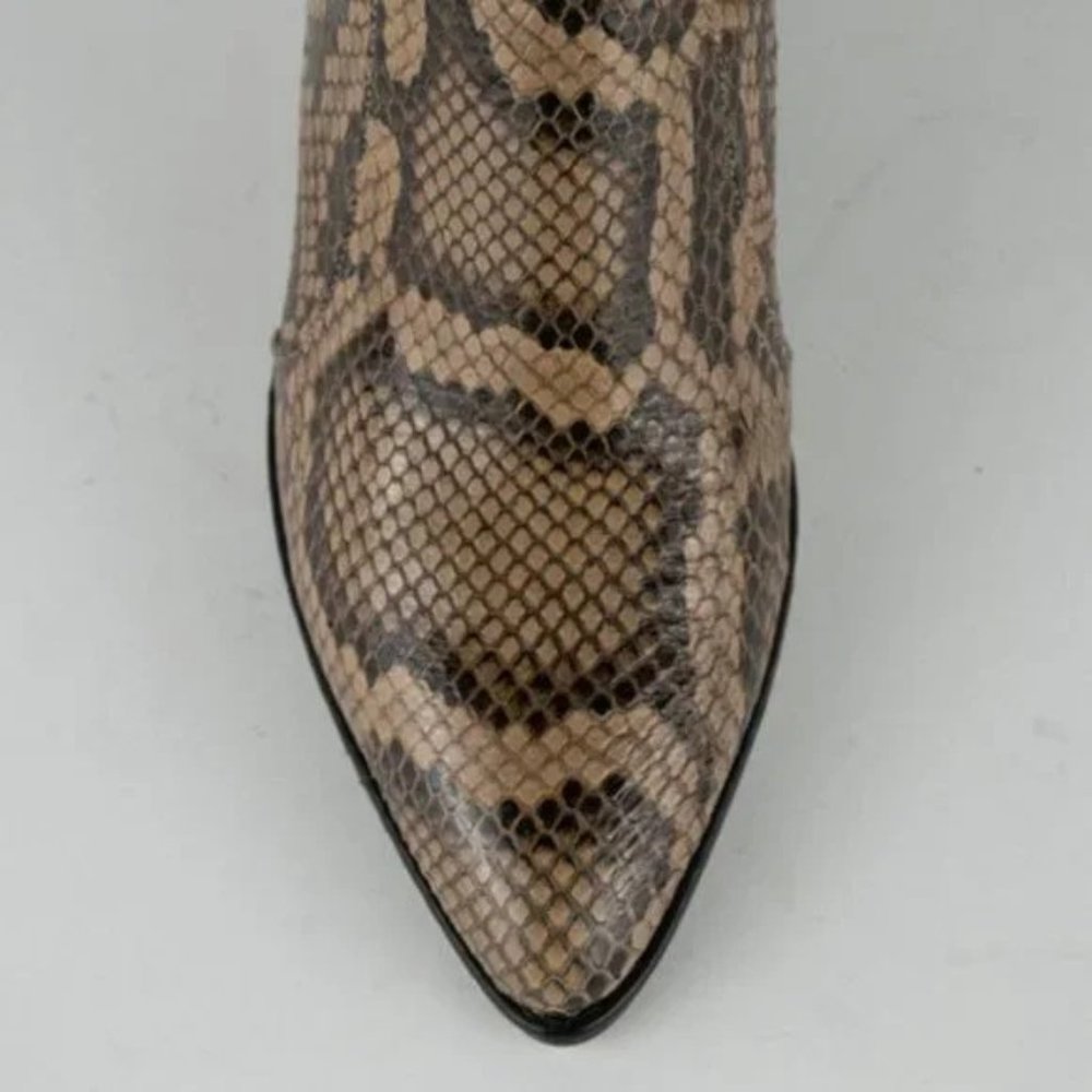 Alexandre Birman Python Ankle Boots - image 7